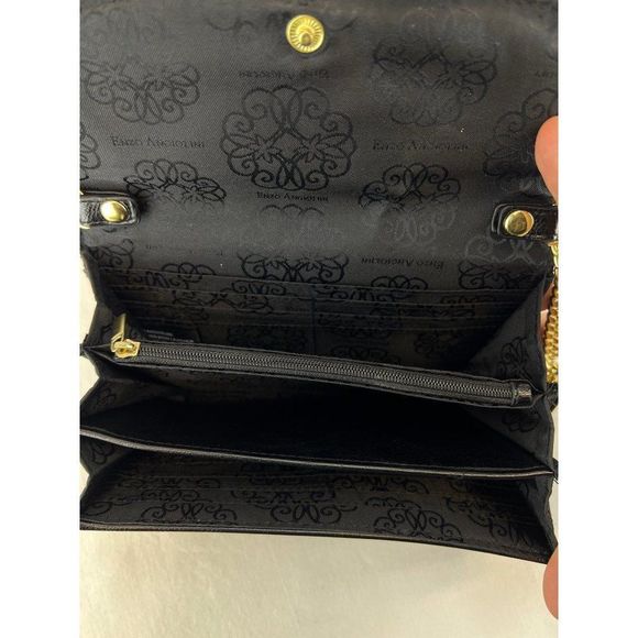 Enzo Angiolini Wallet On A Chain Removable 46" Strap Black Style EB Ginna woc - Picture 7 of 7